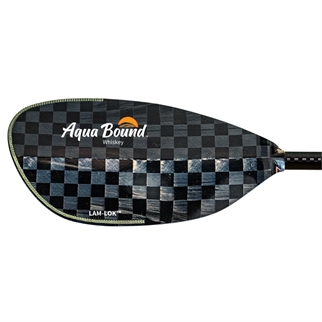 Aquabound Whiskey Carbon 2-Piece Versa-Lok Straight Shaft Kayak Paddle venstre blad